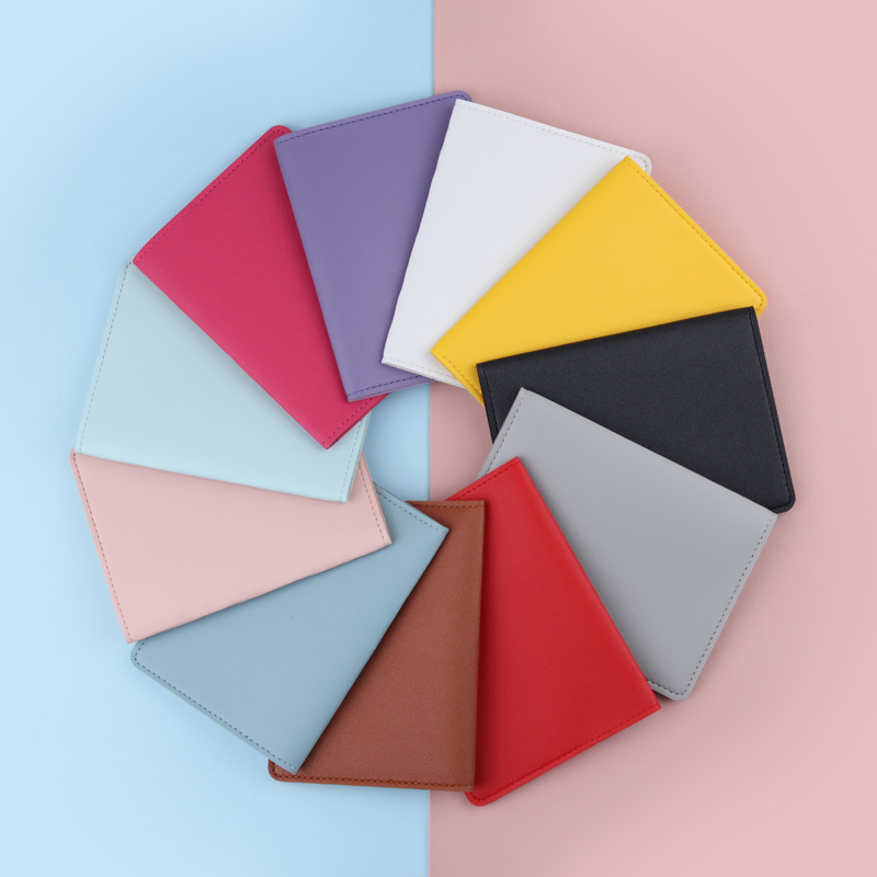 Titular de pasaporte de viaje cubierta protectora de almacenamiento titular de la tarjeta antirrobo RFID titular de Certificado de ultramar titular de pasaporte ultrafino simple