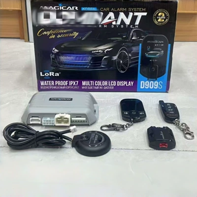 Starline M909 Car Alarm System Russian Anti-Theft Alarm System Complete Unit Two Way (Car anti-theft device) - picture-color