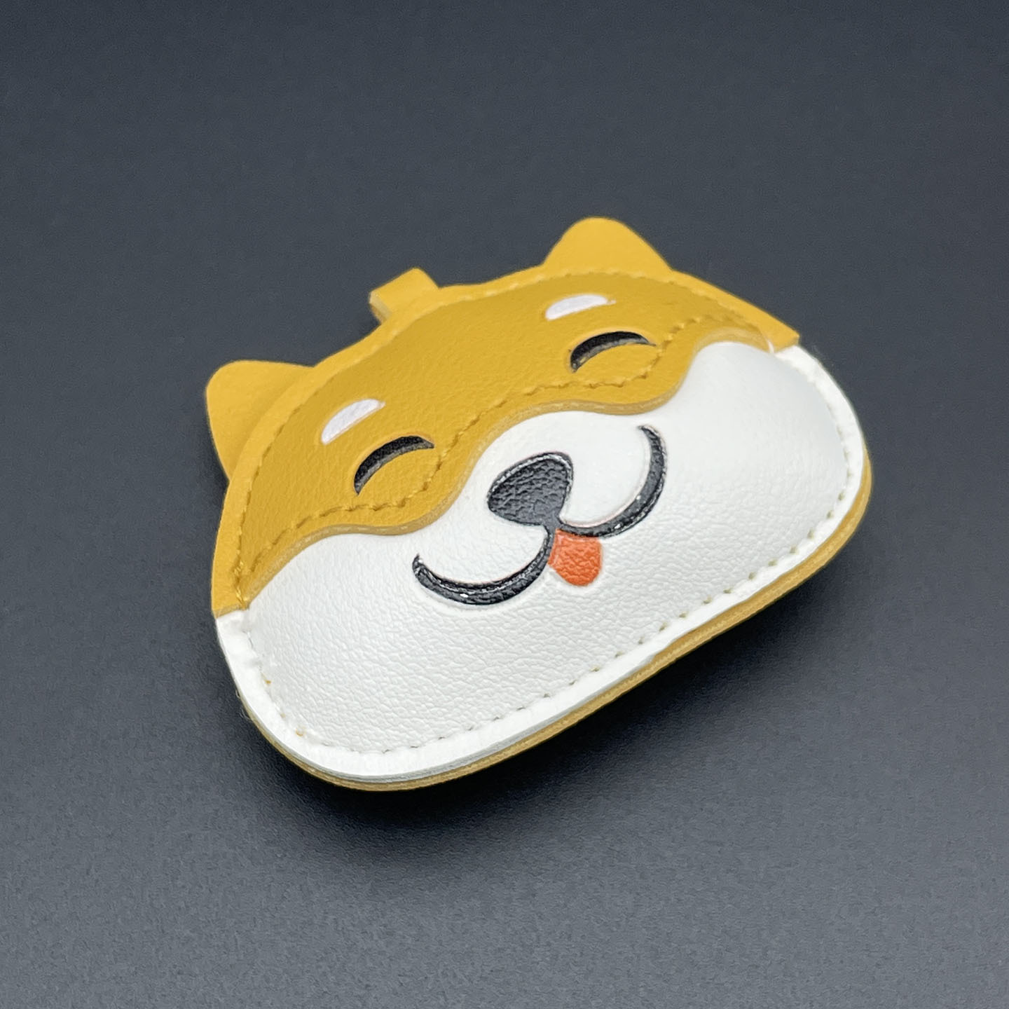 Nuevo cuero PU lleno de algodón animal pequeño bolso de llaver para colgar perros panda leones DIY colgar pequeños regalos image 7
