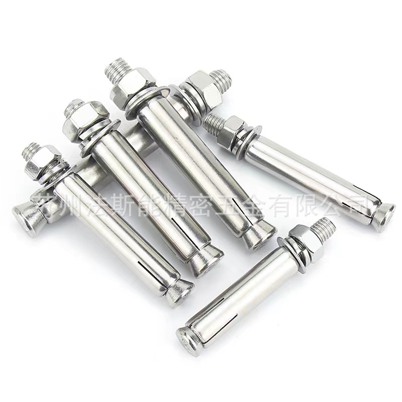 304不锈钢 膨胀螺栓  洗白M6M8M10