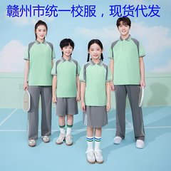 幼儿园园服中小学生校服夏运动套装凉感索罗娜面料赣州市统一校服
