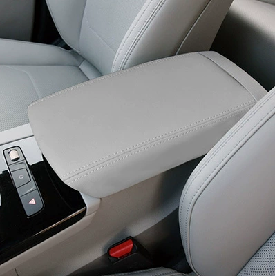 Leather Cover Interior Renovation, Armrest box - grey