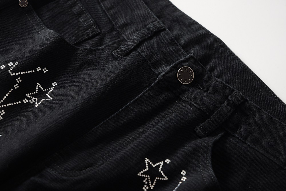 Men's Clothing Autumn/Winter New Style Dark Washed Jeans Men's Slim Fit Straight Leg Men's Autumn Denim Long Pants Thick Style_mkmklike.com