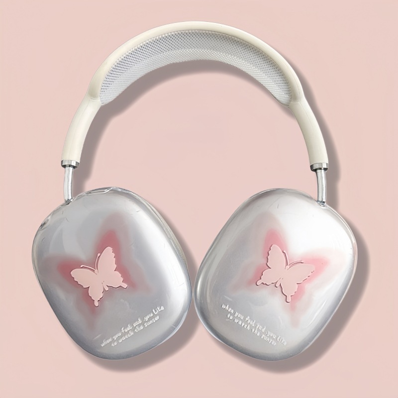 アニメ透明適用アップルAirPods Maxヘッドセットbluetoothヘッドセット保護カバーソフトケースかわいいシンプル|undefined