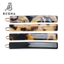 法式小众醋酸侧边碎发夹亚历山大同款经典高级黑色边夹刘海夹发饰