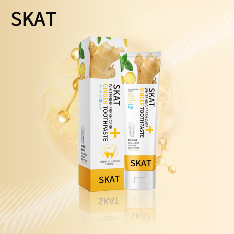 国境を越えた卸売専用 SKAT ジンジャーティーストック 50g チューブ輸出用歯のフレッシュニング、口腔の歯の固定、歯茎のケアに|undefined
