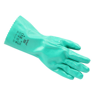 Ansier Ansell39-122 Nitrile Rubber Anti-chemical Acid and Alkali Resistant Gloves Strong and Durable for Heavy Working Environment