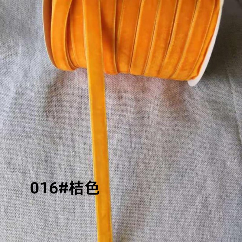 Nylon no elástico cinta de terciopelo de color cinta de terciopelo flocado cinta de tela cinta de lana arco ropa de bricolaje