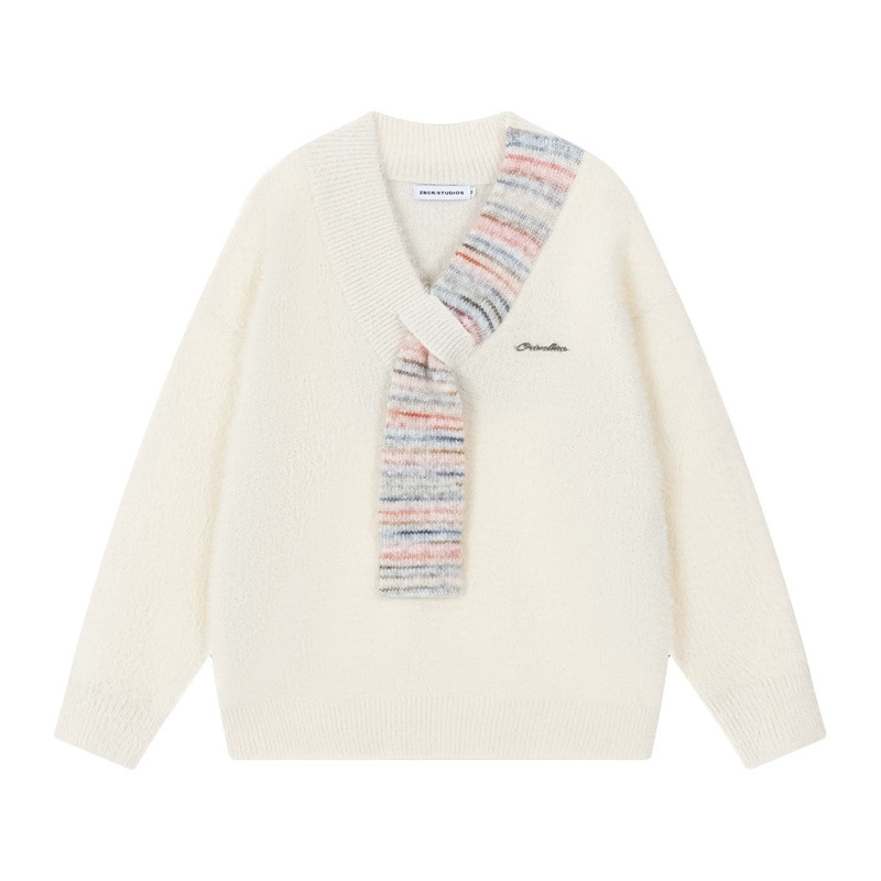 Tang Mu Chaocho 2024 осень новая корейская версия сладкая нежная дизайн чувство поддельное полотенце