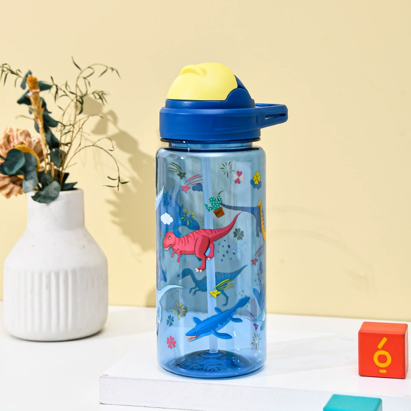 Handheld plastic children's small transparent high quality shatterproof cute space teapot for training