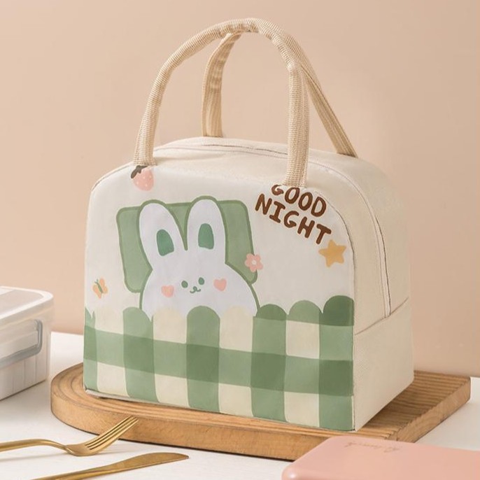 Lunch Box Student Lunch Box Bag Handbag New Insulated Hand-Held Insulated Bag Children's Special Meal Bag for School