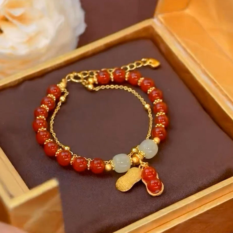Chinoiserie Geometric Resin Glass Wholesale Bracelets display picture 5