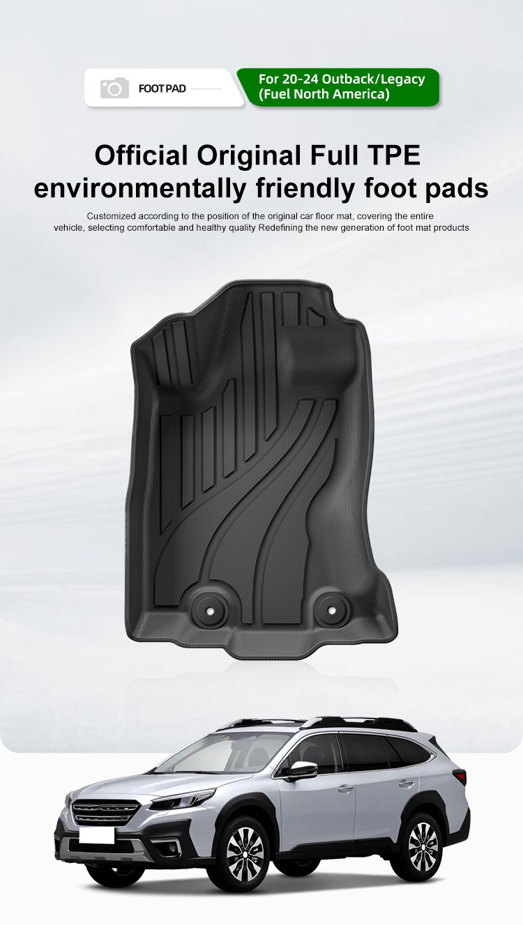 Floor Mats TPE for 20-24 Subaru Outback/Legacy