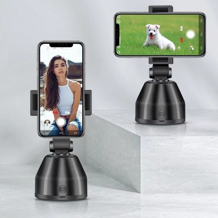 Seguimiento automático inteligente de transmisión en vivo de teléfono móvil Yuntai artefacto mágico de rotación de 360 grados trípode de reconocimiento facial