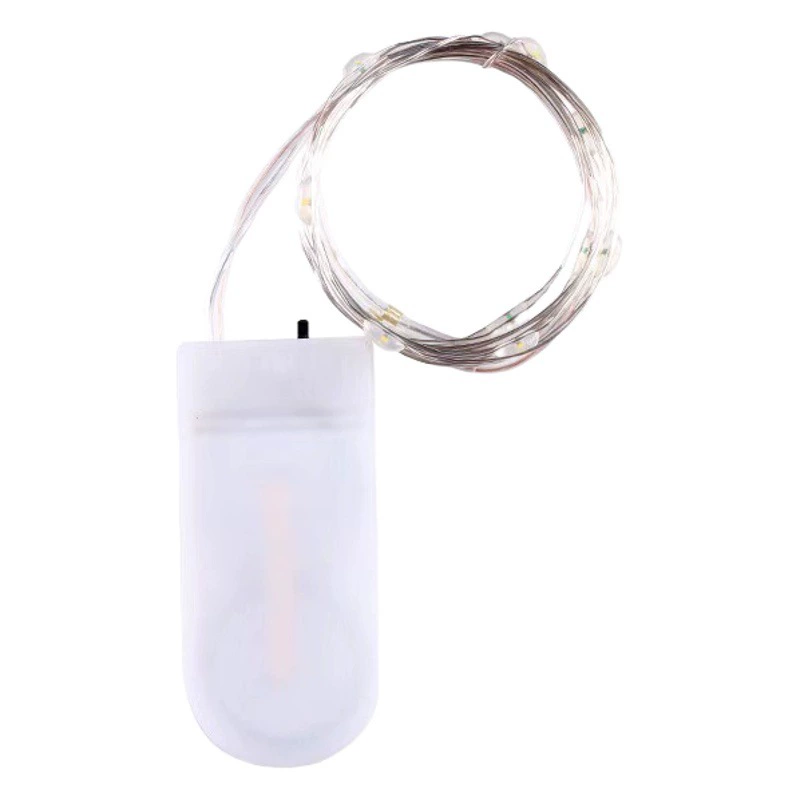 Светодиодная Кнопка гирлянда Кнопка батарейный отсек медный провод световая нить ручной работы цвет световая гирлянда Подарочная коробка струнный светильник декоративный свет
