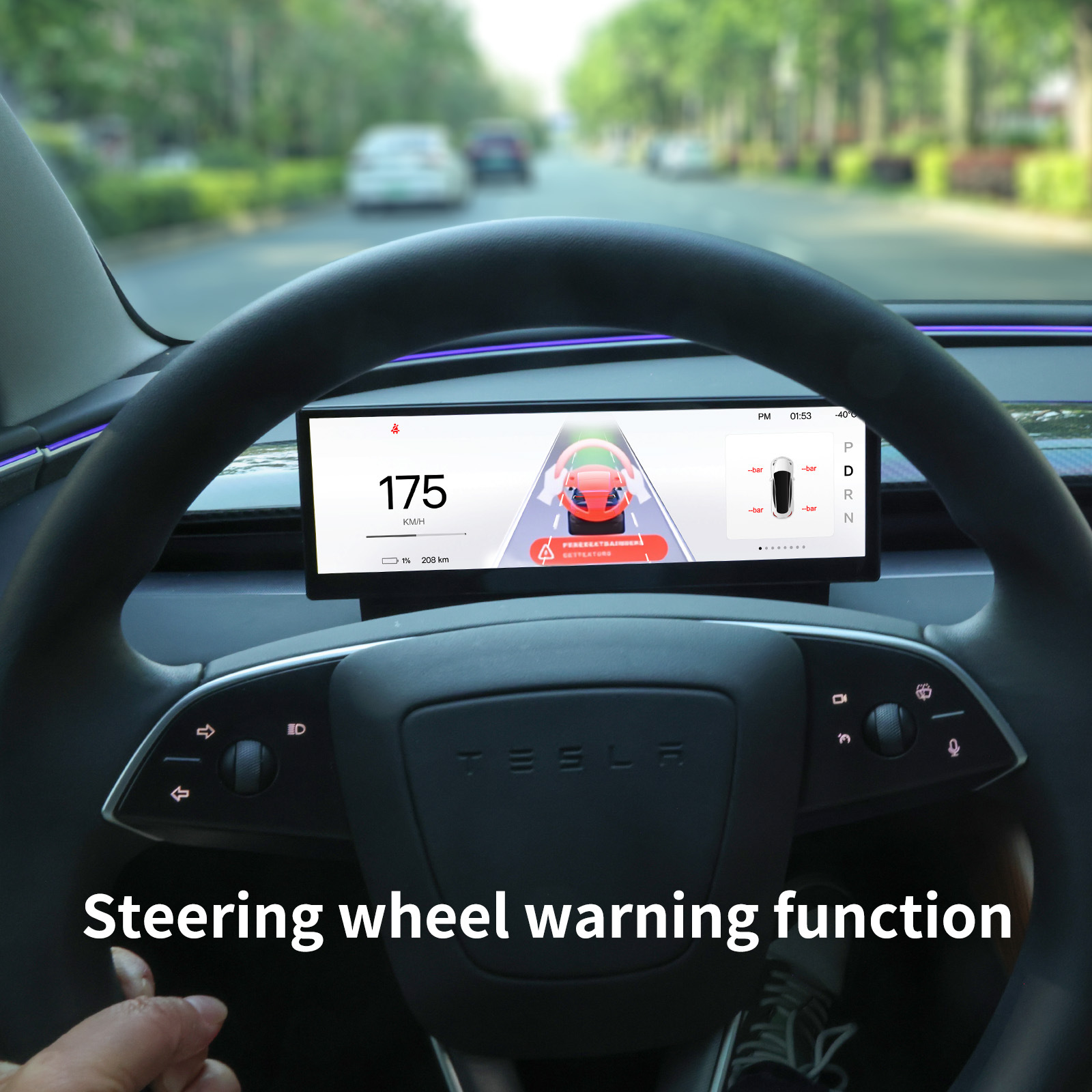 Applicable to Tesla Model 3/Y Instrument Screen Ota Control, Carplay/Hicar Smart Car System Upgrade