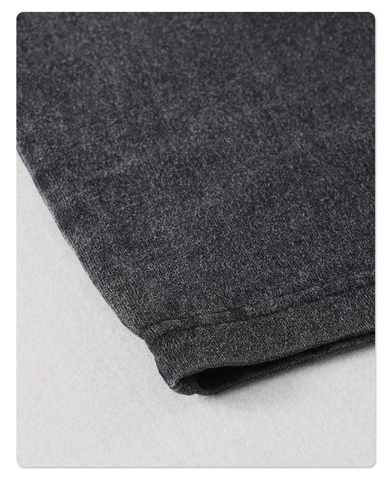 Erkek Yeni Yıkama Eski Rock Grubu Baskılı Kısa Kollu Sokak Modası Marka Yuvarlak Yaka Tişört_voghion.com