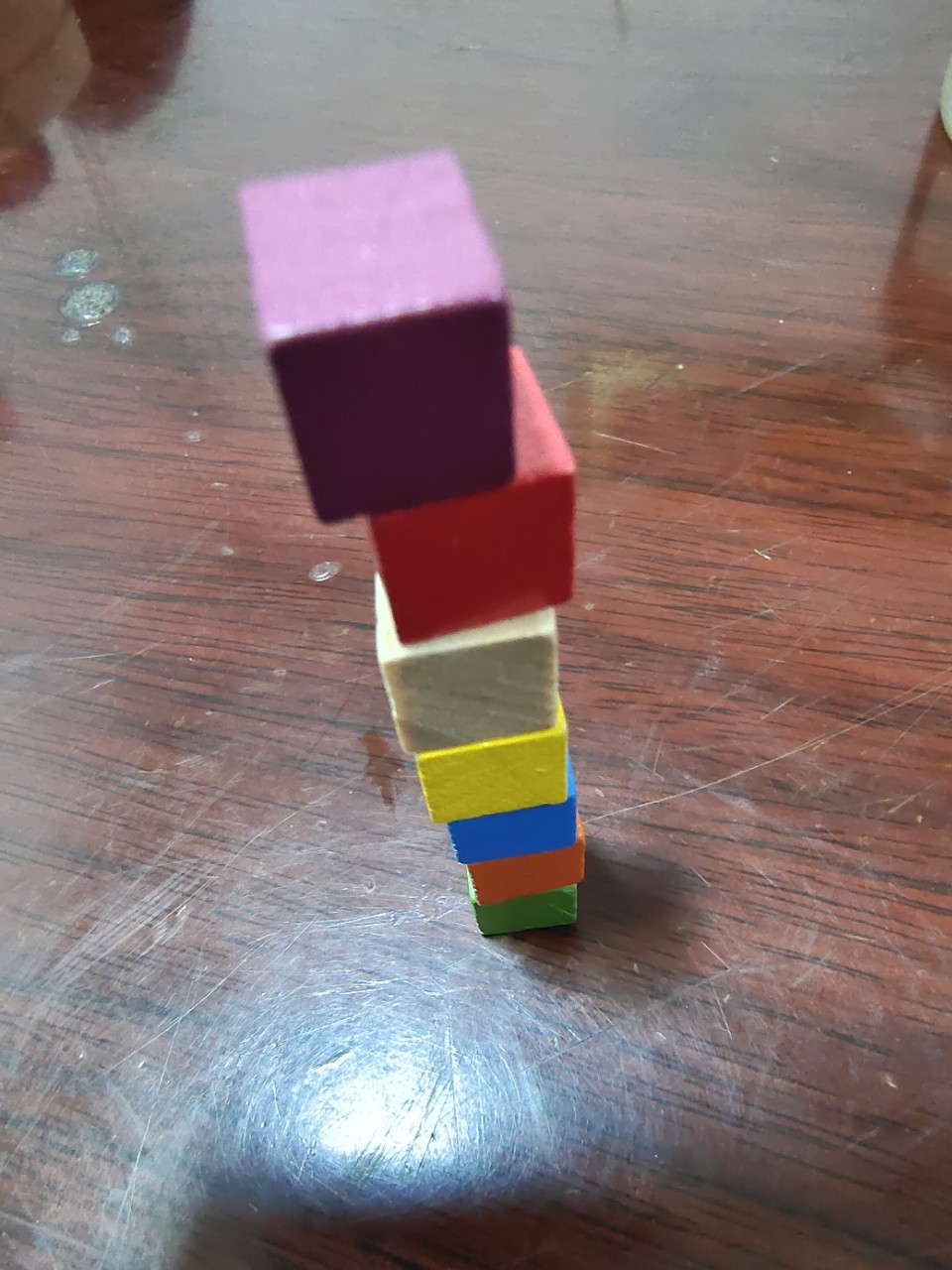 Children's cube, constructor, 1cm