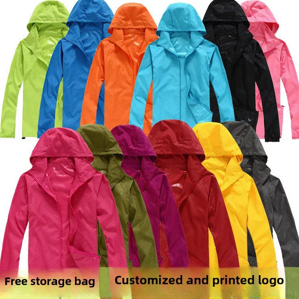 Sun Protection Clothing with Hood and Stand-Up Collar, Foldable, Wholesale Summer Thin Jacket for Women, Outdoor Cardigan, Women's Clothing