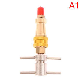 冰箱快速接头冰箱加氟充氟快接工具1/4" 加雪种清洗疏通管道