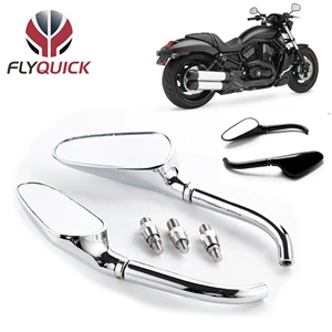 Cross-Border Hot-Selling Motorcycle Rearview Mirror, Electric Vehicle Modified Teardrop-Shaped Decorative Rearview Mirror, for Export Only