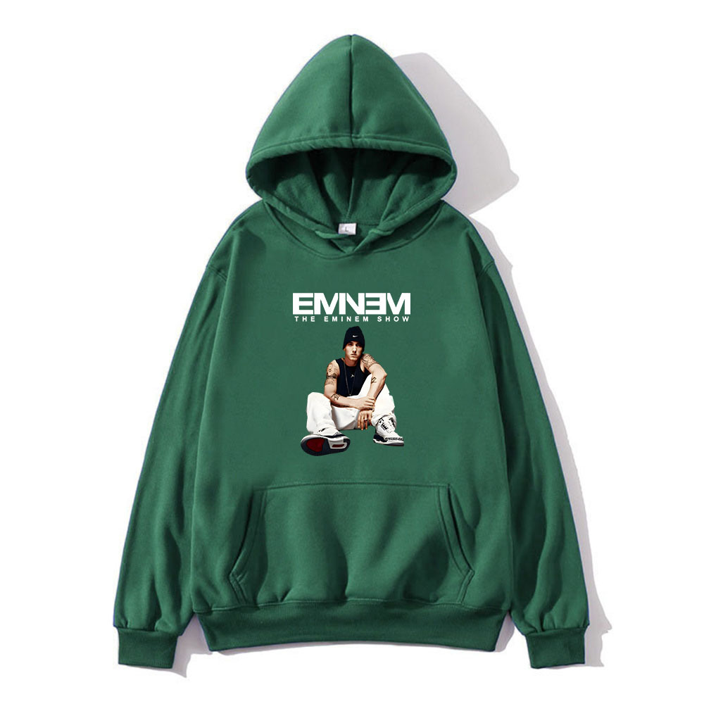 Eminem Hoodie Graphic Printing Hooded Fleece Sweatshirt Funk