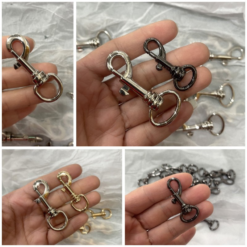 Mosquetón de Enganche de Aleación de Zinc para Bolsos Ropa y Mascotas