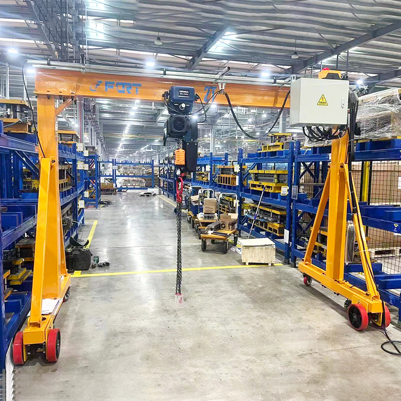FT4-02厂家供应宁波孚尔特无轨高度可调节升降2t无轨电动龙门架