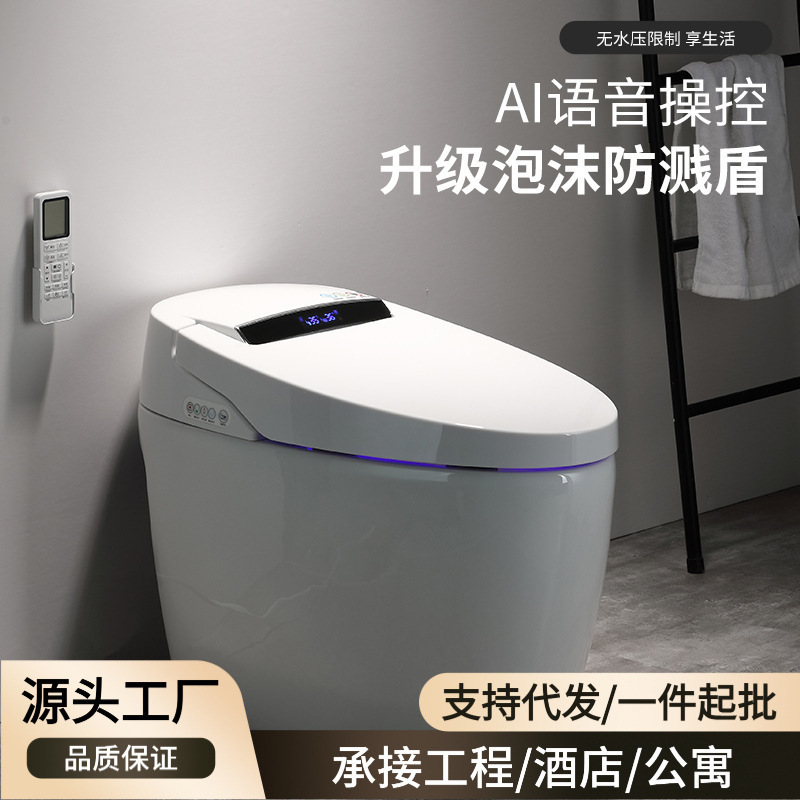 Toilet Seat for Home Use, Water Spray Siphon Type, Bathroom Toilet Seat, Standard Anti-Odor Toilet, Factory Wholesale