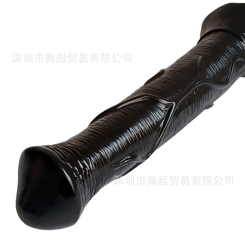 Animal-simulation dildo, PVC stallion shape, suction base, multiple sizes (up to 39 cm)