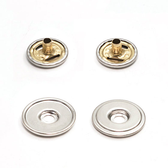 Ultra-thin magnet four-button three-piece metal magnetic buckle micro-anti-side pull clothing bags hidden button wholesale
