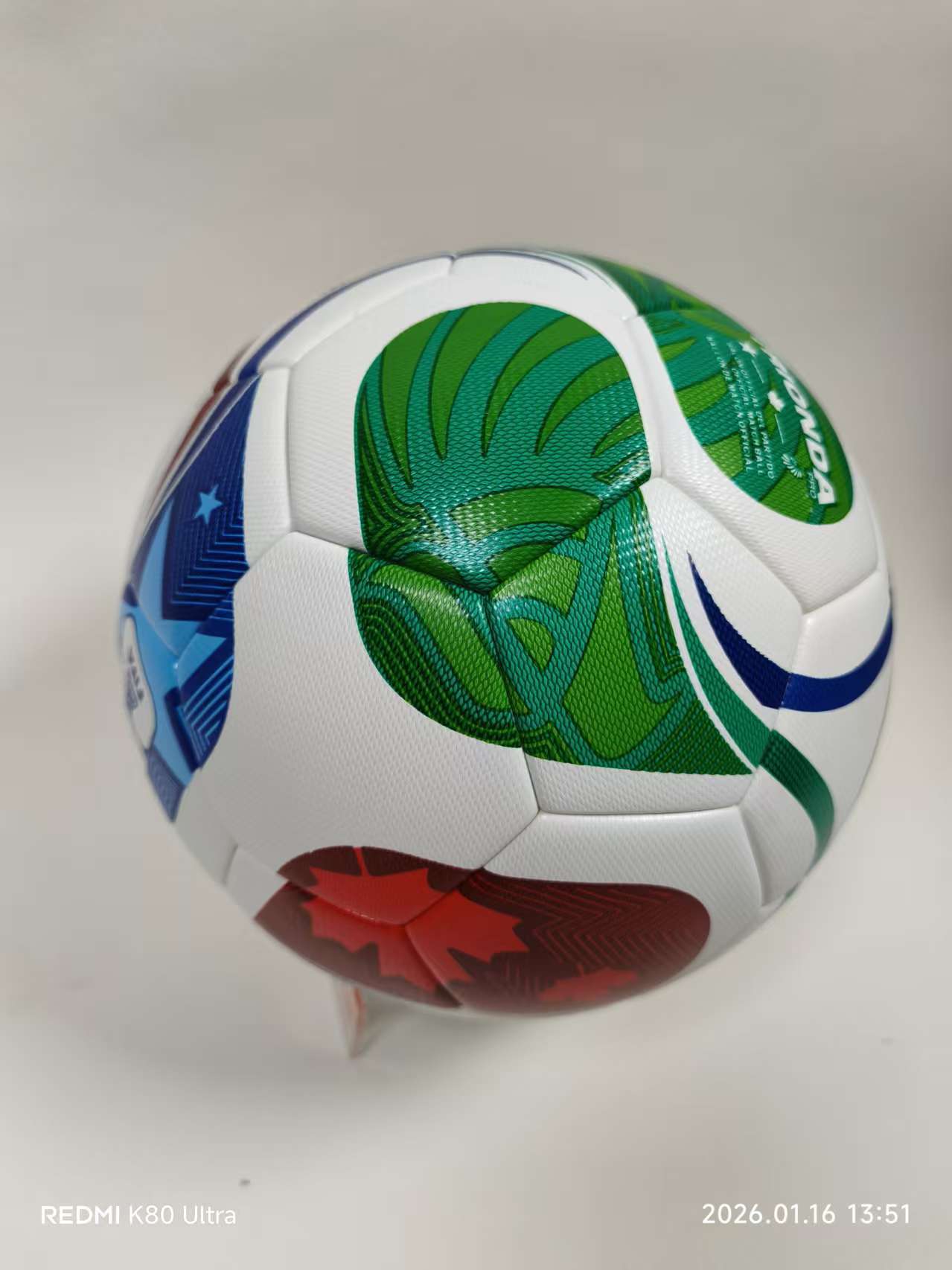 Balón de Fútbol COSSAR Copa Mundial de Fútbol Catar Número 5, Balón de Fútbol de PU para Partidos de la Liga de Campeones de Estados Unidos, Canadá y México