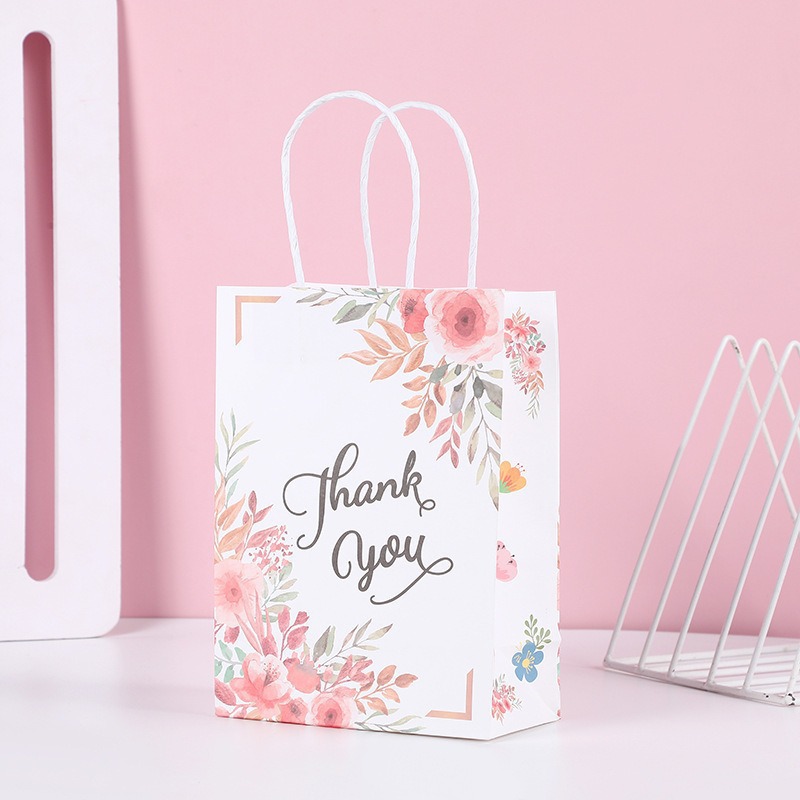 Bolsas de regalo de cumpleaños, bolsas de cartón cartón, bolsas de embalaje para llevar, bolsas de embalaje de regalo de fiesta para niños, bolsas de mano