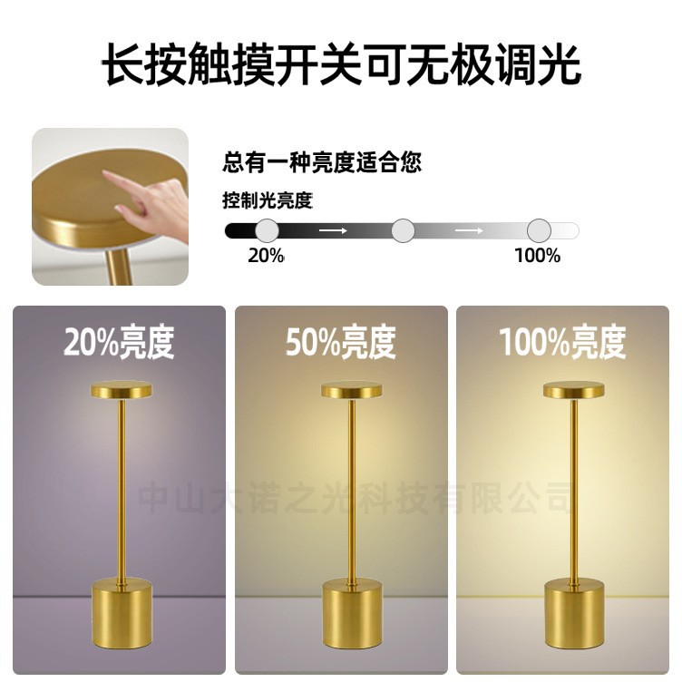 Luz nocturna transfronteriza, lámpara de mesa en forma de trabajo, dormitorio, sala de estar, bar, comedor, metal, decoración simple, lámpara de mesa, sentido avanzado de la cabecera