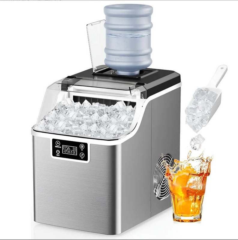 Cross-border 30KG home and commercial ice cube maker for milk tea shops, student dormitories, and bottled water