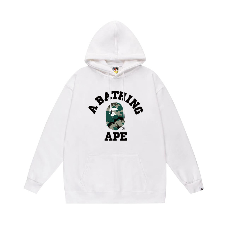 BAPE猿の頭の潮のブランドの片面のプリントは帽子の衛衣の秋冬の新型のヒップホップの潮流の男女の同項の純綿になります。|undefined