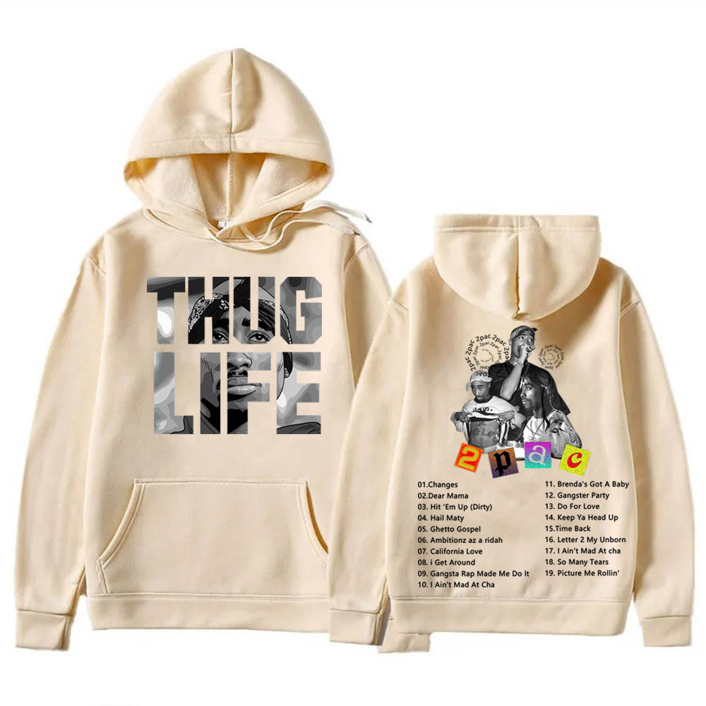 2pac Greatest Hits Song Hip Hop Pop Music Hoodie Sweatshirt