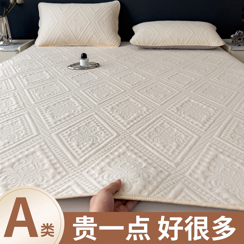 Colchón de clase madre y niño dormitorio doméstico almohadilla de algodón 1 m 5 cama de cama individual cama de cama lavable