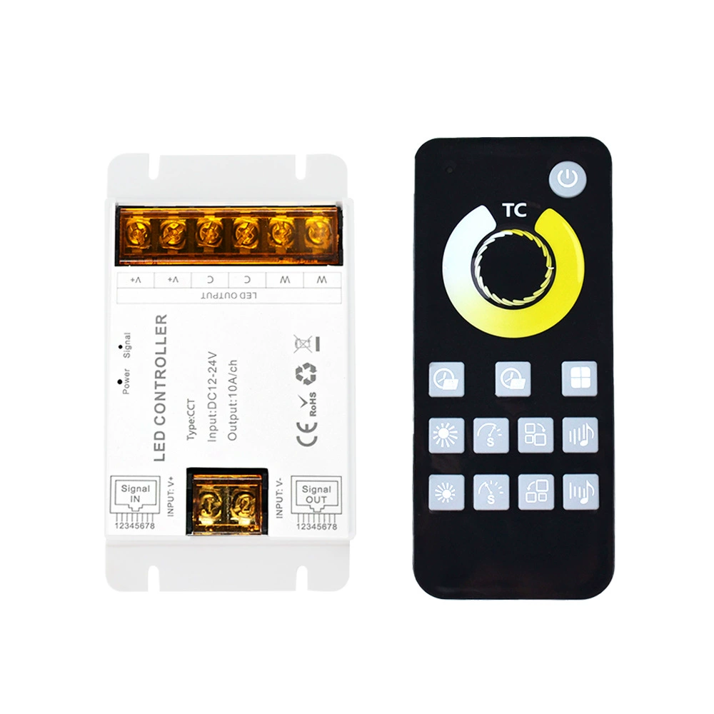 Private model new synchronous music controller timing half touch the remote control RF radio frequency RGB lamp color temperature temperature light device