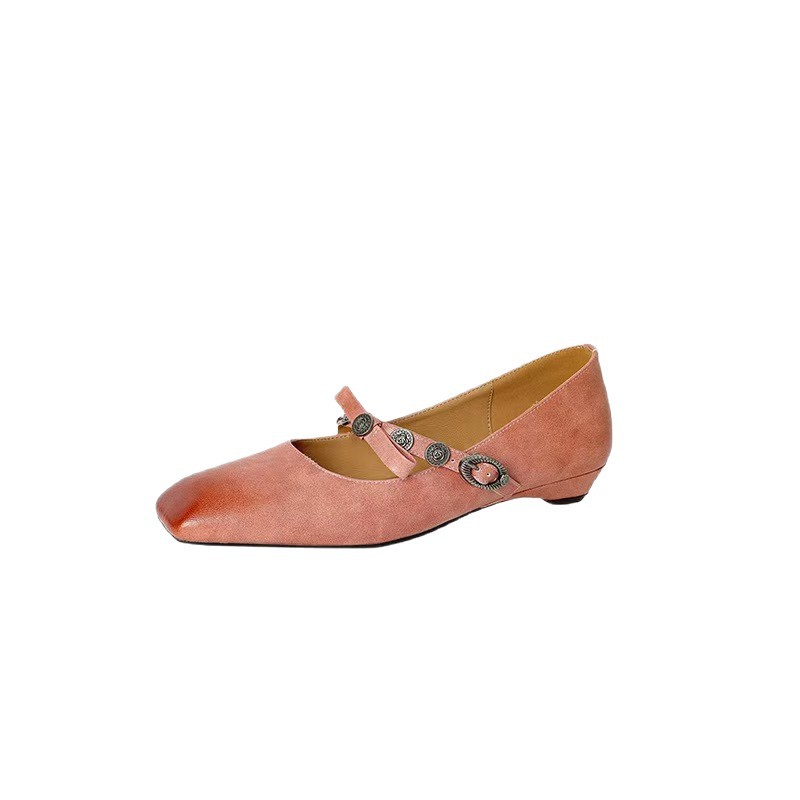 Scarpe donna mary jane con tacco basso stile francese comode_voghion.com