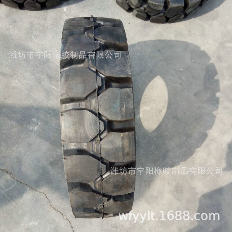 16x6-8 叉车工业轮胎 拖车轮胎 实心胎
