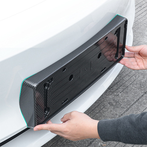 Applicable for Tesla license plate frame upgraded Model 3/Y license plate edge frame full package license plate holder modification parts