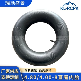 工具车手推车充气轮胎电动车内胎4.80/4.00-8直嘴内胎厂家直供