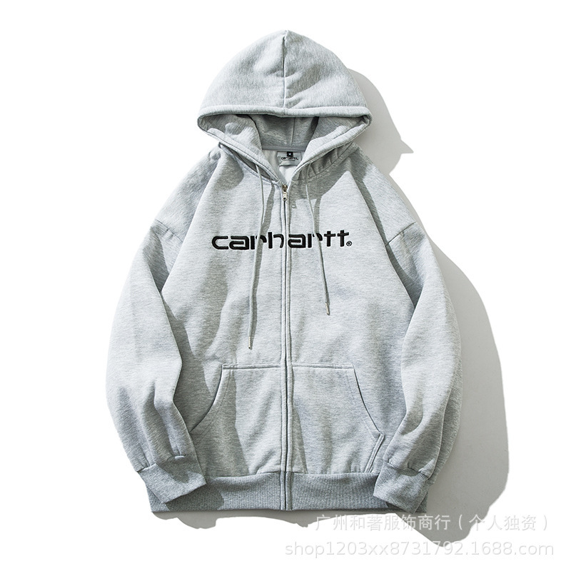 GA アメリカン フード付きルーズレタースウェットシャツトレンディなブランドトップクロスボーダー秋冬ユニセックスカーハート刺繍新製品|undefined
