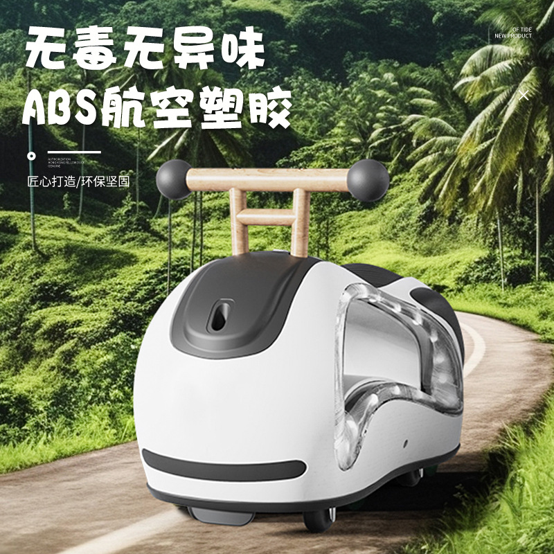 Coche de patinaje de maní para niños de 1 - 3 años de edad, coche de patinaje para niños y niñas se puede sentar en un coche de juguete anti-rollback deslizante