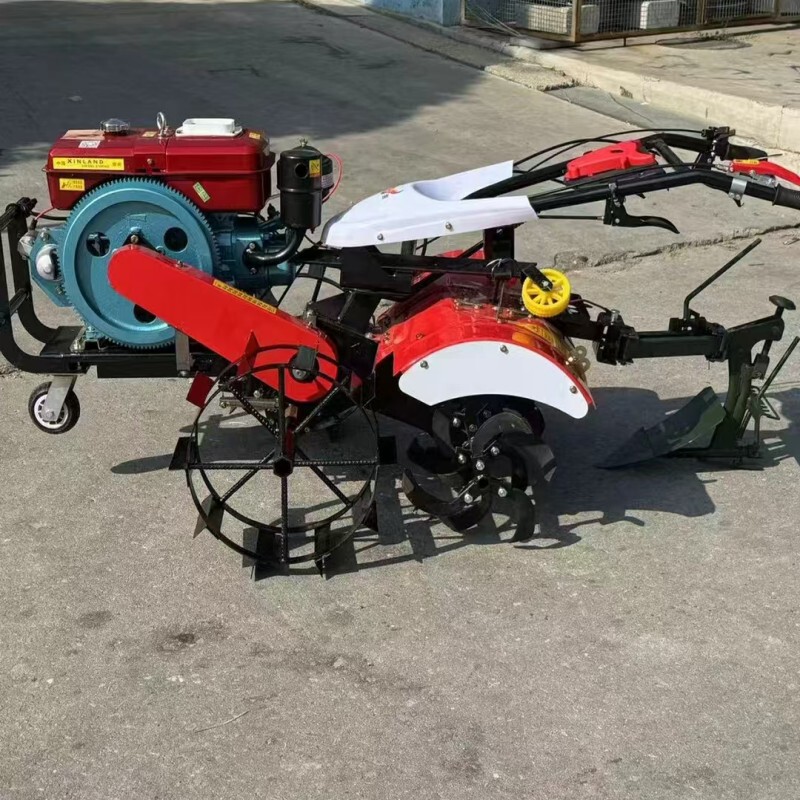 ディーゼル8馬力溝掘り機、多機能四輪駆動マイクロ耕運機、多目的農地土壌破砕機|undefined