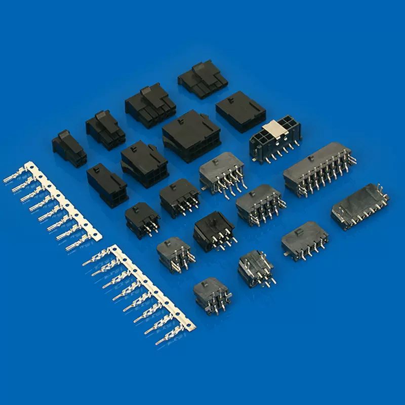 MX3.0mm间距 单/双排直针座 接插件连接器针座贴片