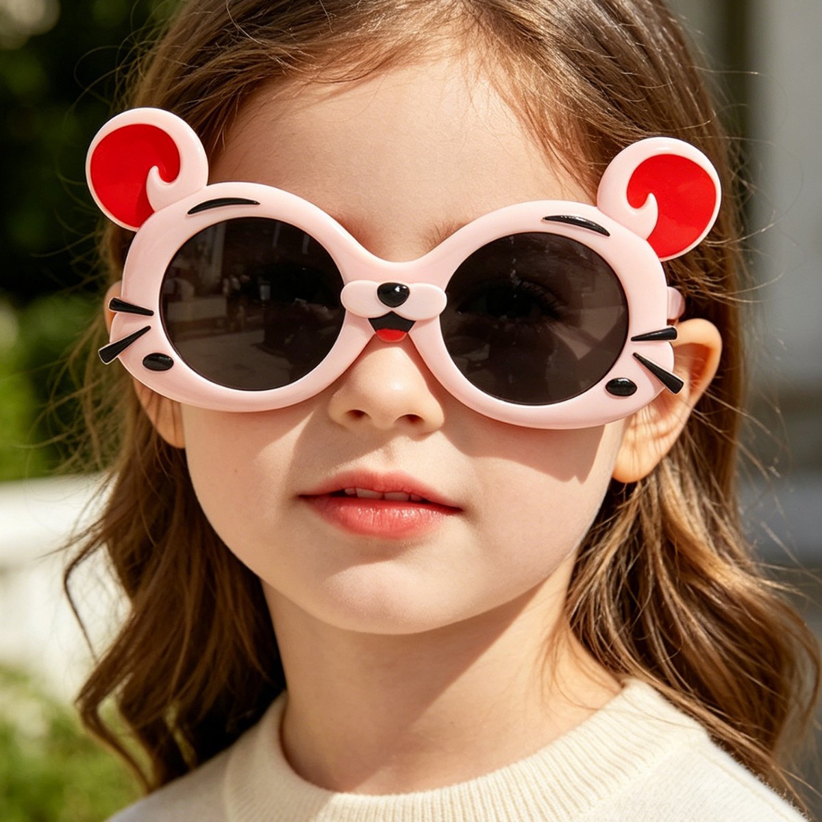 Gafas de sol para la lluvia para hombres, mujeres y niños, gafas de sol con protección UV Tiger, protección solar y sombreado.