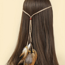 O 88730 Bohemian feather hair clip ����������ë��������ͨ��
