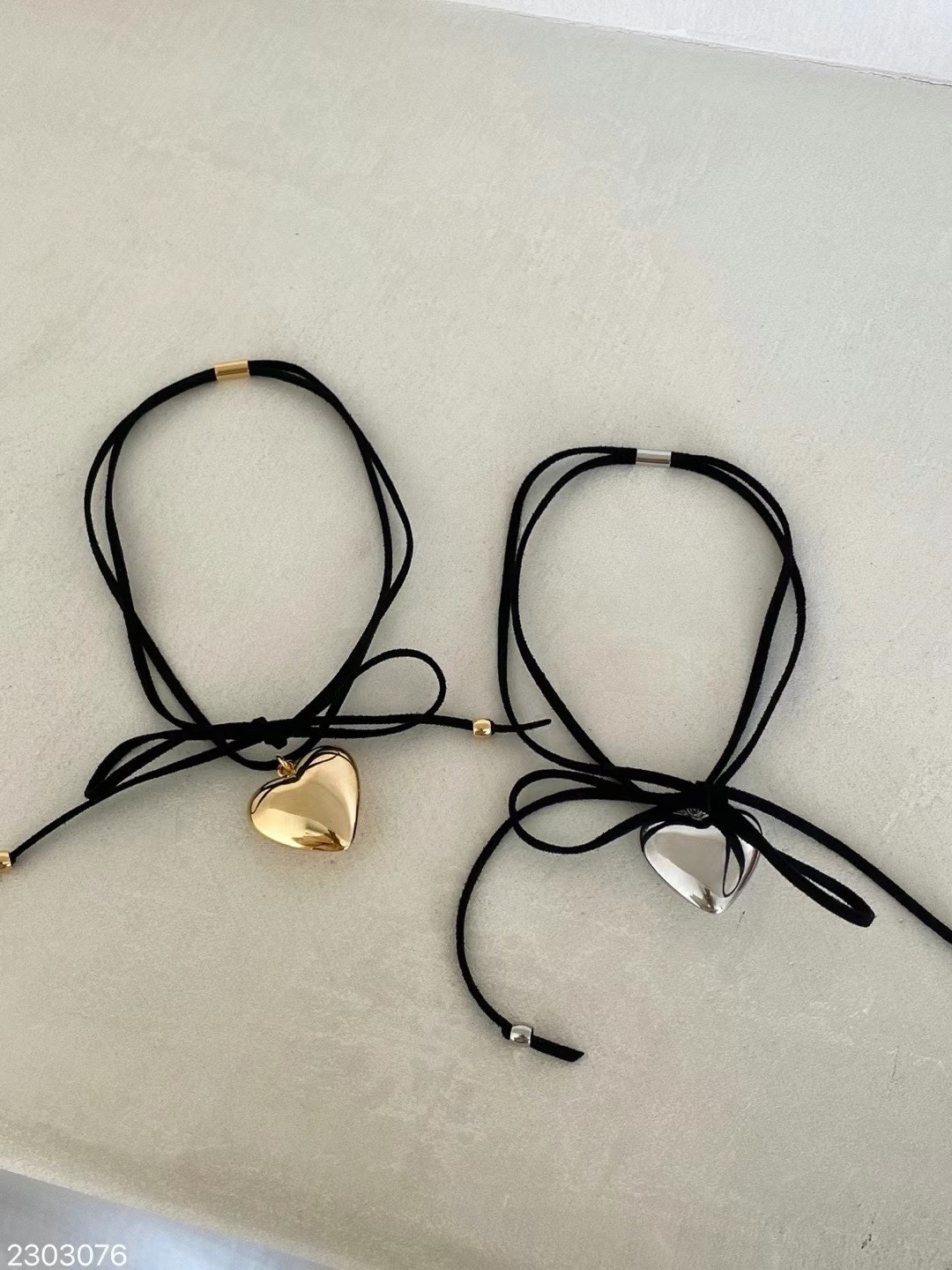 Simple Style Heart Shape Alloy Metal Choker Wholesale display picture 3